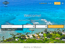 Tablet Screenshot of graylinehawaii.com